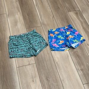 EUC Girls JUSTICE Brand PJ Pajama Shorts Size 8 Set Pair